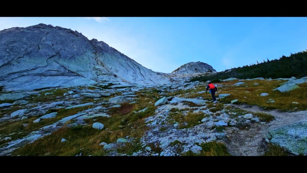 Meadows approaching Yak Peak South Col Saddle